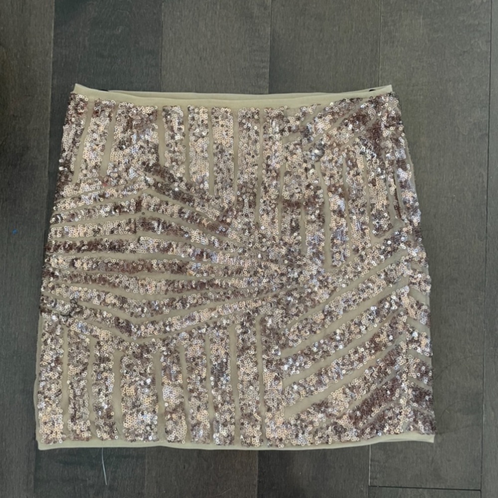 Forever 21 Pink Sequin Miniskirt (S)